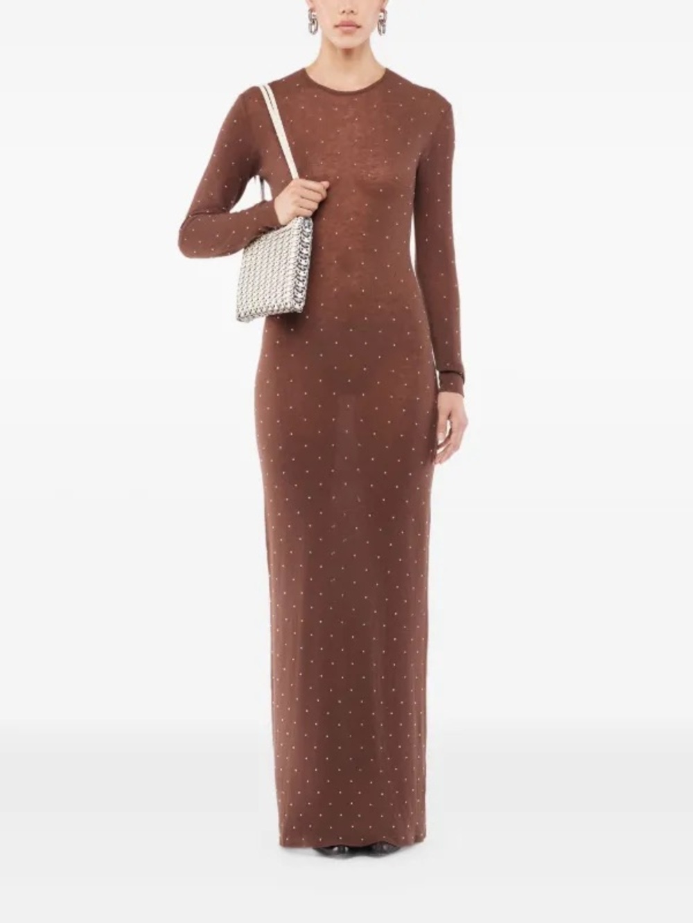 Paco Rabanne FWRD Revolve Long Studded Maxi Dress NWT XS Retail $1590